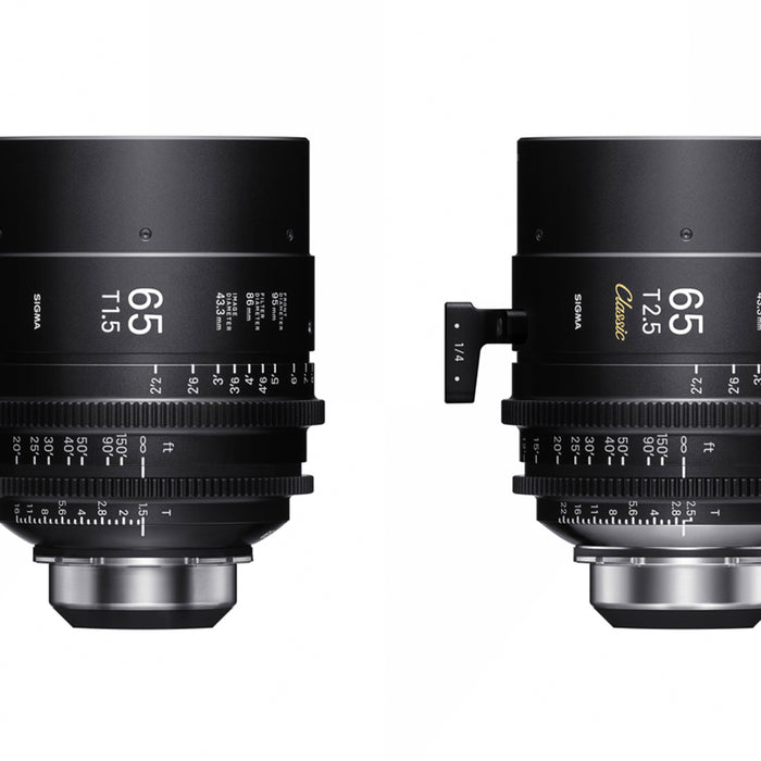 Development of SIGMA FF High Speed 65mm T1.5 and 65mm T2.5 Classic CINE Lenses