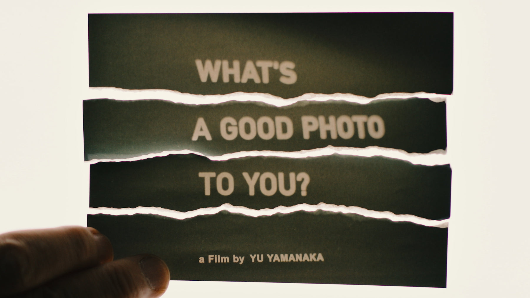 What’s a Good Photo to You? by Yu Yamanaka