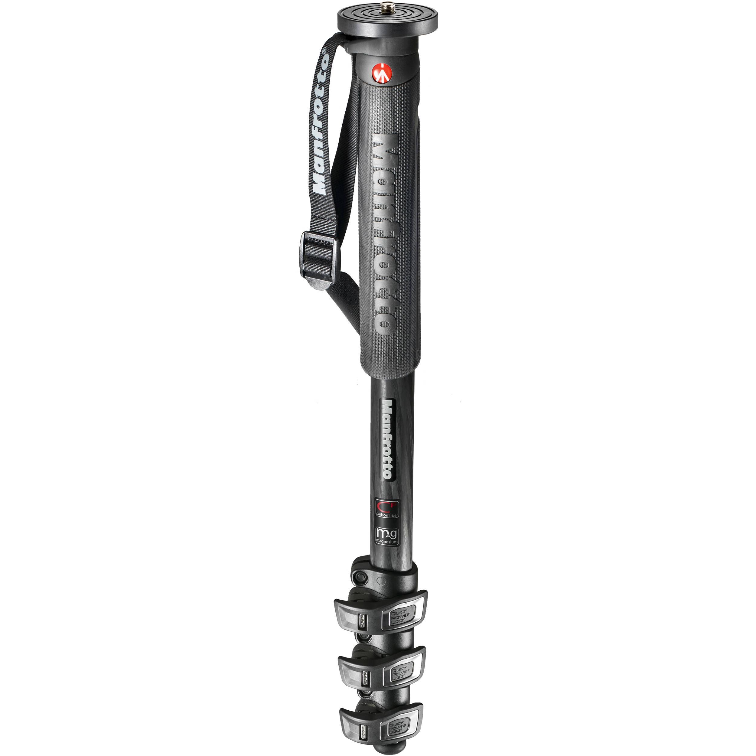 Manfrotto XPRO 4-Section Carbon Monopod w/Lever Locks