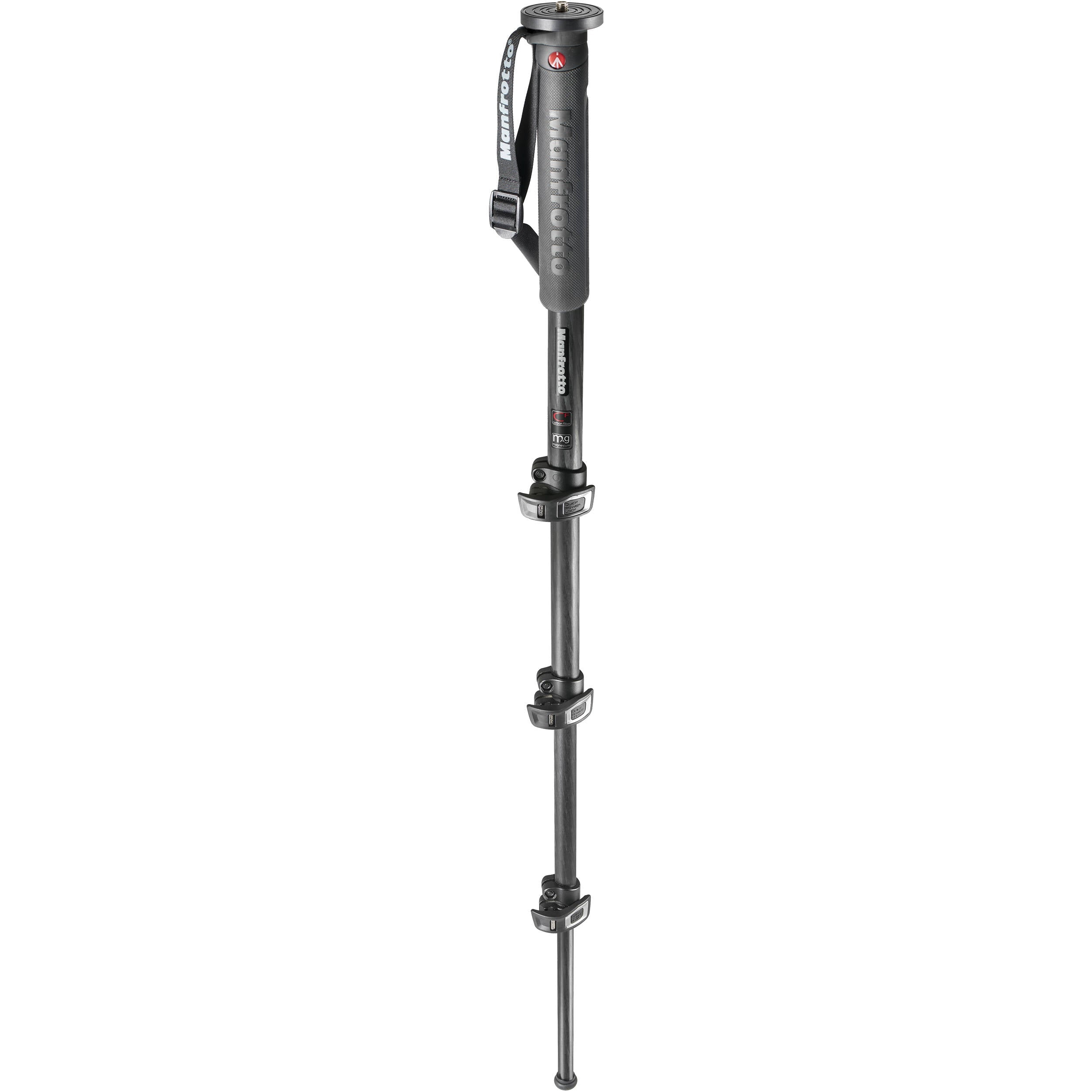Manfrotto XPRO 4-Section Carbon Monopod w/Lever Locks