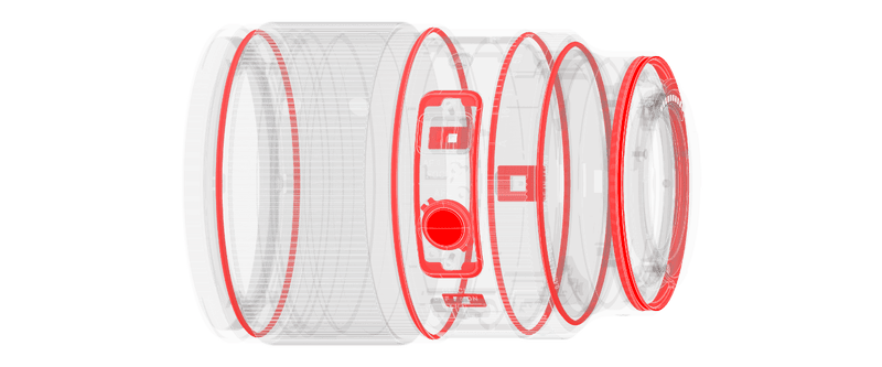 Dust and Splash Resistant Structure for security in various shooting situations